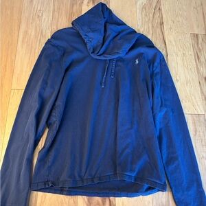 Polo by Ralph Lauren Men's Blue Hoodie Shirt
